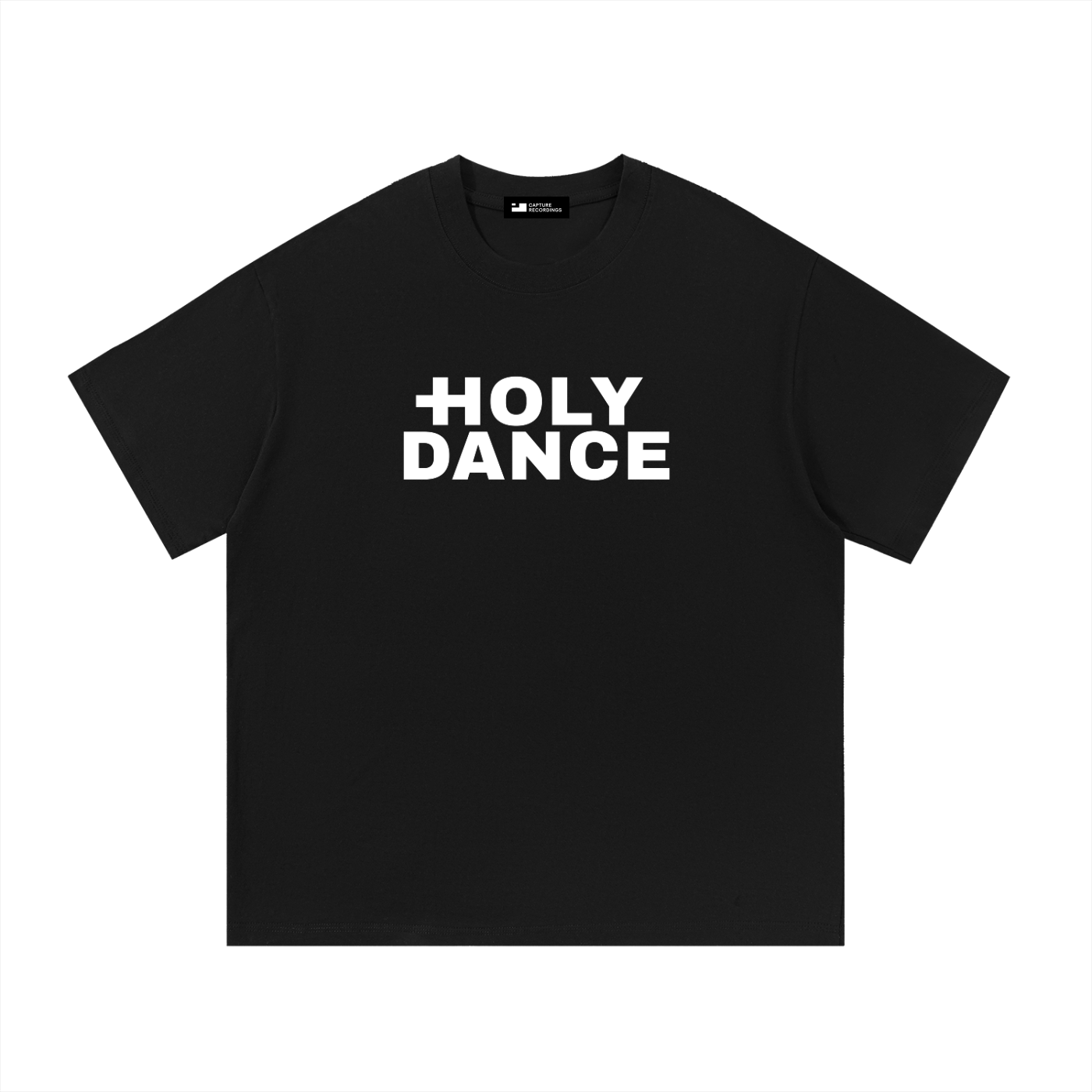 Black,T-Shirt,Holy Dance