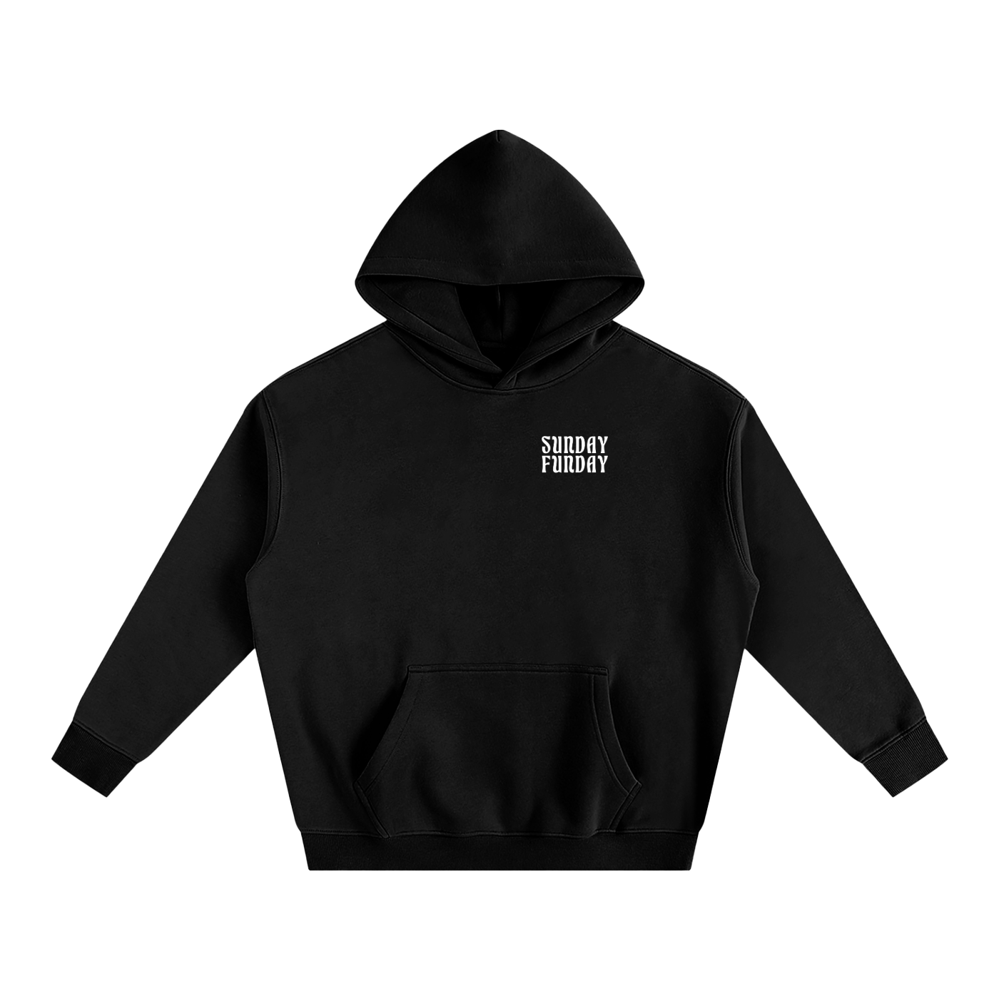 Black,Oversize,Hoodie