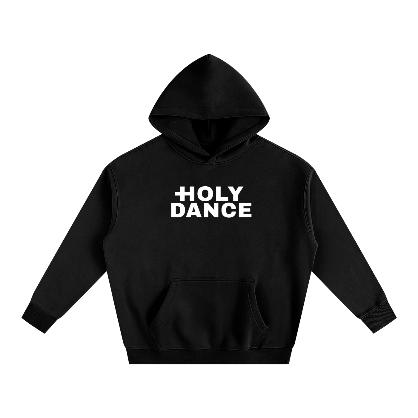 Black,Oversize,Hoodie,Holy Dance