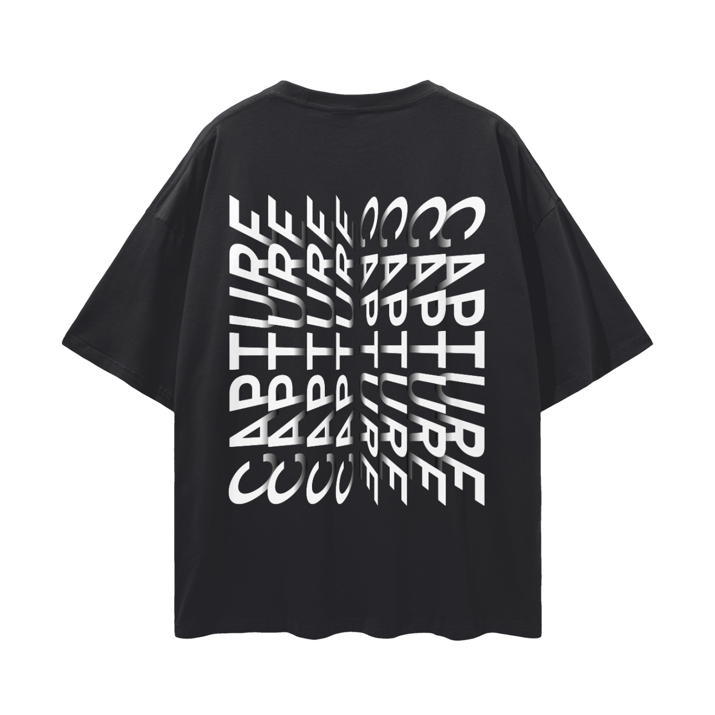 Black,Oversize,T-Shirt