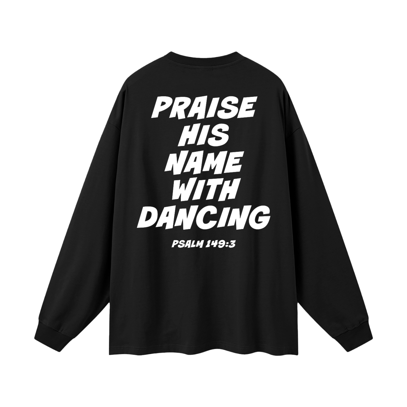 Black,Long Sleeve Tee,Holy Dance