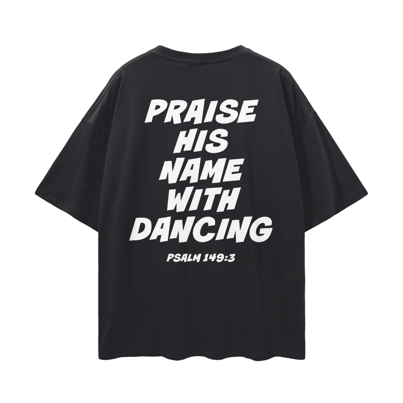 Black,Oversize,T-Shirt,Holy Dance