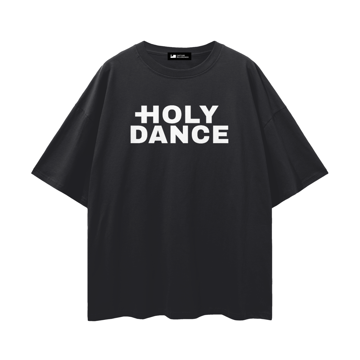 Black,Oversize,T-Shirt,Holy Dance