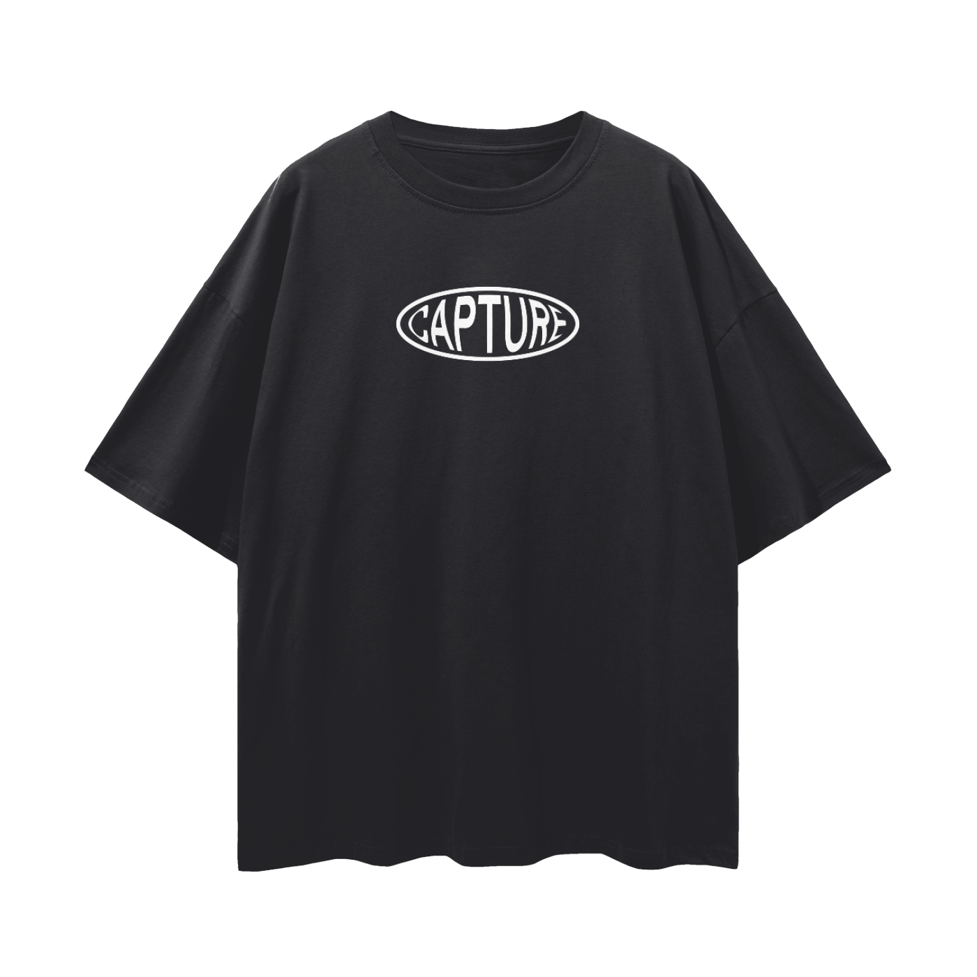 Black,Oversize,T-Shirt